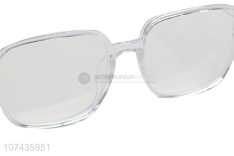 New design transparent optical eyewear frame anti blue-ray glasses