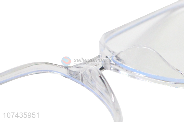 New design transparent optical eyewear frame anti blue-ray glasses
