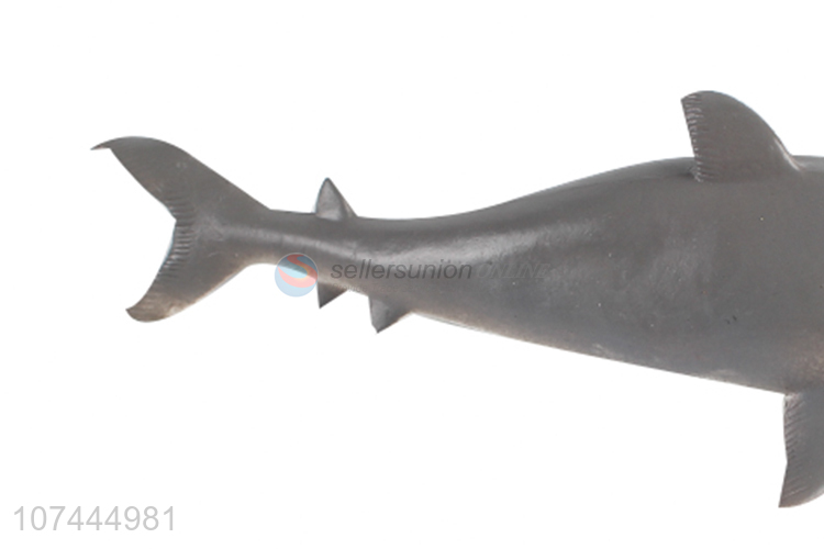 Reasonable price realistic animal model toy tpr shark toy