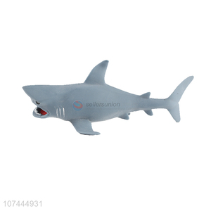 Factory price plastic shark model toy cartoon animal toys