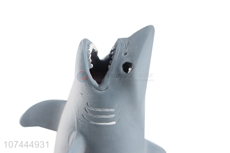 Factory price plastic shark model toy cartoon animal toys