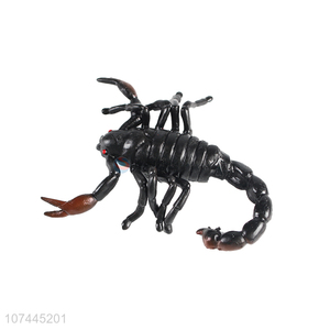 Factory wholesale simulation animal model soft squishy scorpion toy