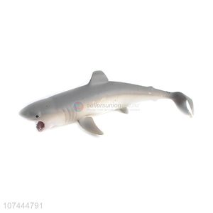 Top products solid shark model toy plastic wild animal toys