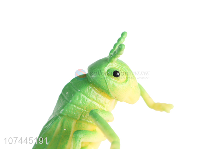 Competitive price simulation animal toy locust toy for kids