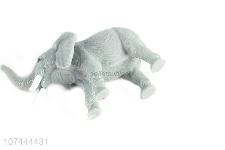 Low price plastic elephant model toy cartoon animal toys