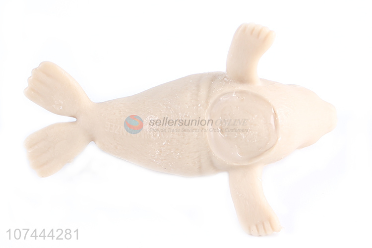 Good quality realistic animal model toy tpr seal toy