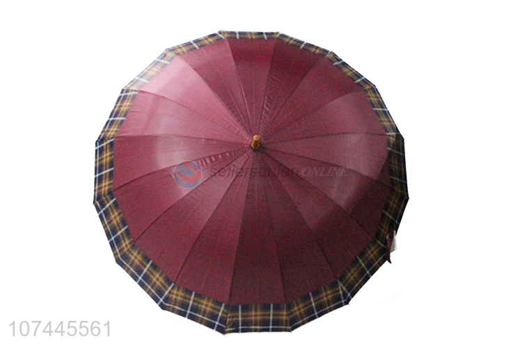 Wholesale Long Handle Straight Umbrella Rain Umbrella
