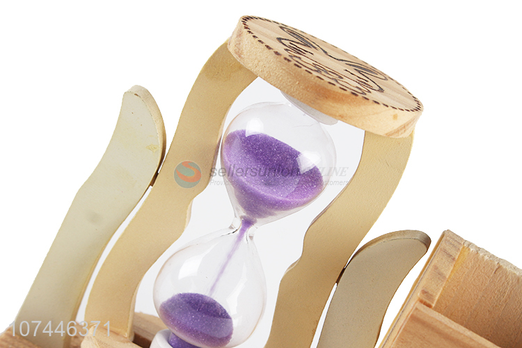 Best Quality Wooden Crafts Sand Clock Fashion Hourglass Desktop Ornament