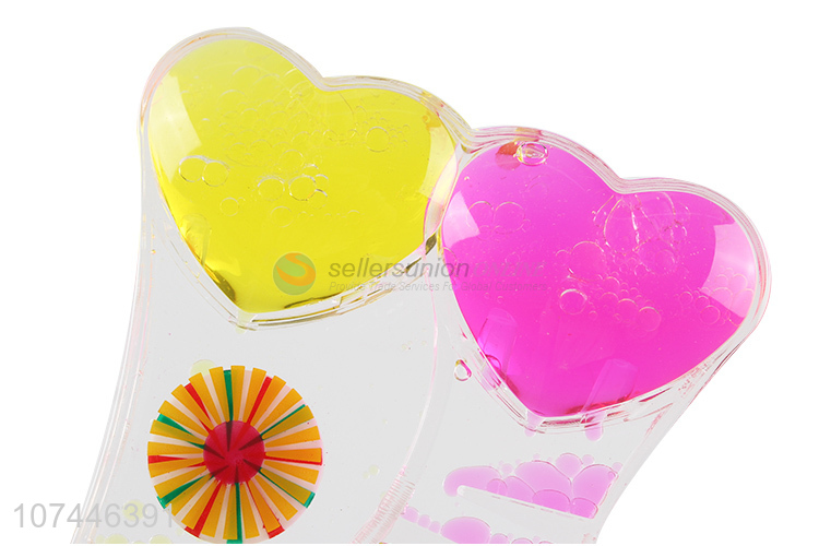 New Design Colorful Oil Glass Acrylic Hourglass Timer Clock