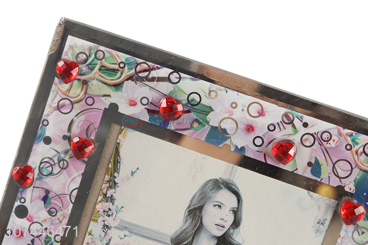 Wholesale Glass Photo Frame With Plastic Back Stander