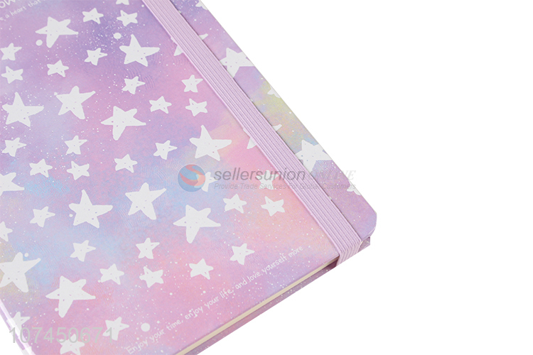 Hot Selling Star Pattern Cover School Office Stationery Paper Notebook