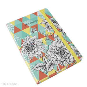 Wholesale Flowers Pattern Cover Paper Notebook Student Stationery