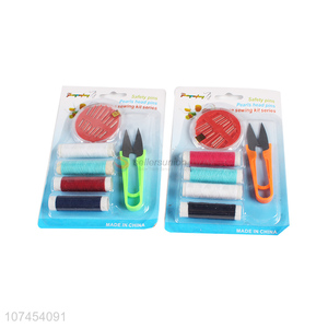 Best Sale Needle & Thread Set  With Scissor Sewing Kit