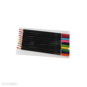 Factory price stationery 12 colors wood colour pencil colored pencil