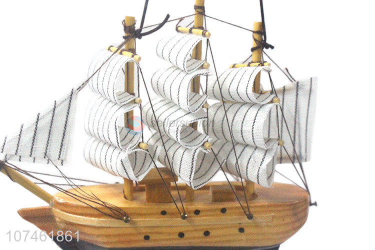 Hot products door decoration wooden ship model wind chimes wooden crafts