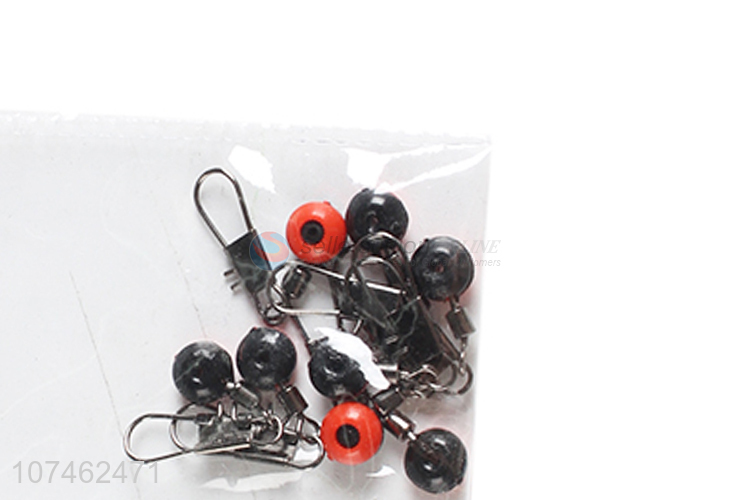 High Quality Sea Fishing Rolling Line Connectors Swivel Snap Pin Space Bean