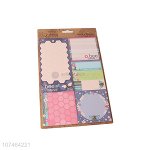 Fashion Printing Sticky Notes Paper Memo Pad Set