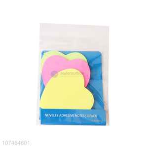 Wholesale Colorful Heart Shape Post-It Notes Set