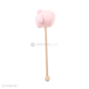 Latest style cartoon soft plush animal back massage stick