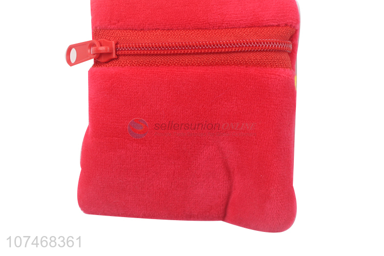 Factory direct sale plush red packet key chain women hangbag ornament