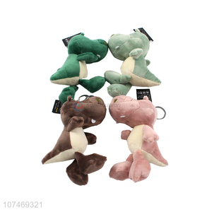 Hot Selling Wholesale Cute Cartoon Plush Dinosaur Keychain