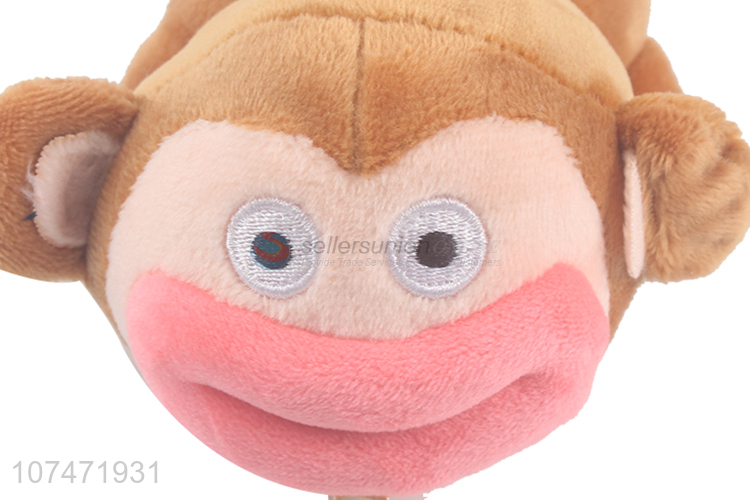 New Arrival Stuffed Plush Little Monkey Keychain Pendant