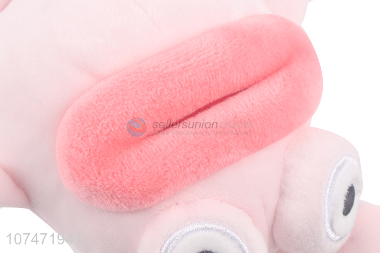 Cute Design Big Mouth Rabbit Stuffed Toy Keychain Bag Pendant