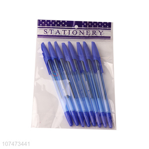 Promotional plastic ballpoint pens for office