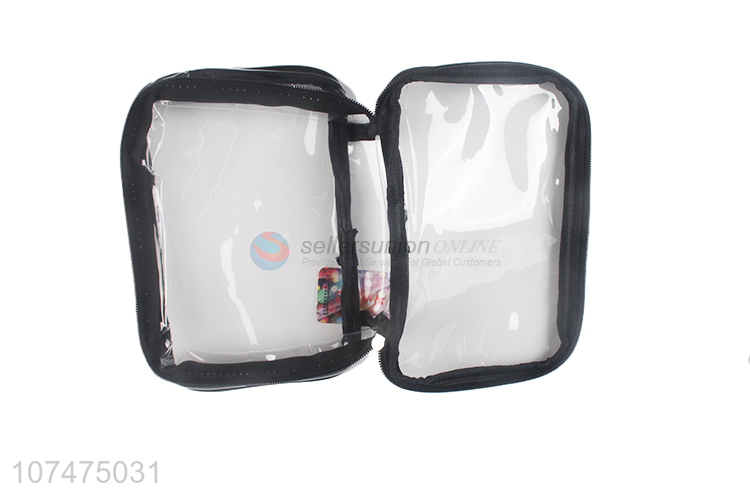 New products transparent pvc cosmetic bag travel zipper toiletry bag