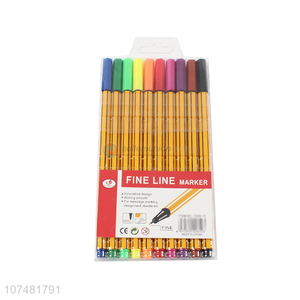 Best Sale 12 Pieces Water Color Pen Marker Pen Set