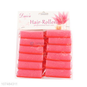 Factory price curls tool diy styling safety sponge plastic hair rollers