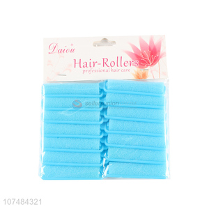 High sales diy styling curls tool safety sponge plastic hair rollers