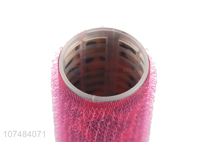 Premium quality fashion lady 2.5cm plastic rounded hair rollers