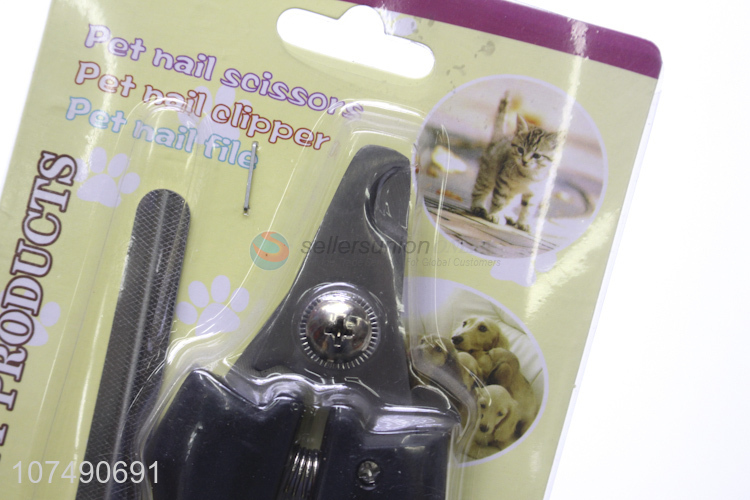 New Product Dog Nail Clippers Cat Clippers Grooming Tool Pet Nail Clippers Set