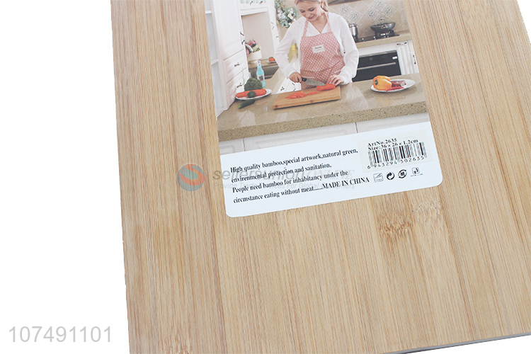 Premium Quality Eco-Friendly Bamboo Cutting Board Rectangle Chopping Board