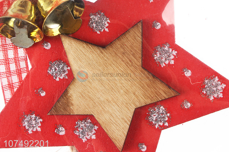 Bottom Price Wooden Christmas Pendant Hanging Christmas Tree Ornament