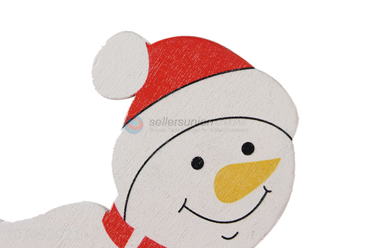 Promotion Xmas Decoration Christmas Ornament Snowman Wooden Craft