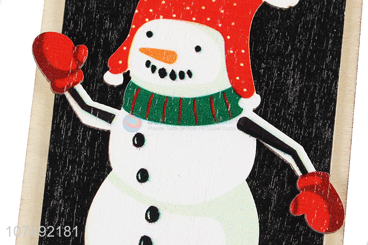Hot Sale Wood Material Decoration Pendant Christmas Tree Decoration