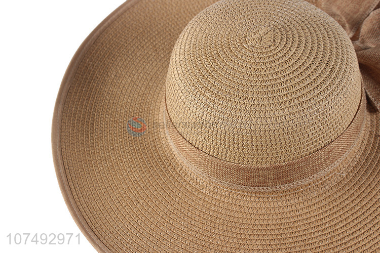 Best Price Ladies Summer Sun Hat Wide Brim Straw Hat Beach Hat