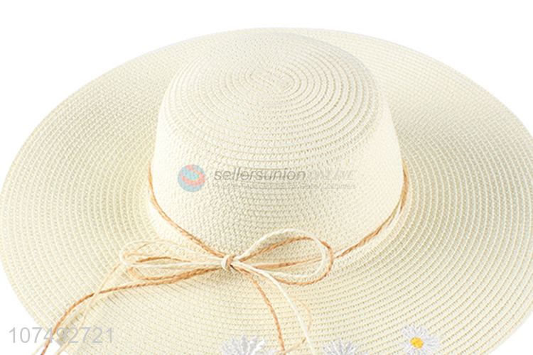 Wholesale Custom Summer Beach Sun Cap Paper Straw Hat