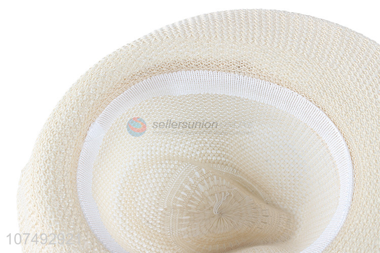 Suitable Price Adult Panama Hat Leisure Stylish Polyester Hat