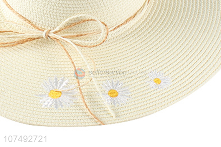 Wholesale Custom Summer Beach Sun Cap Paper Straw Hat