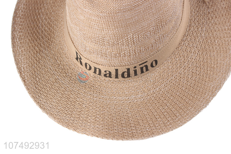 Wholesale Fashion Adults Polyester Hat Promotional Panama Hat