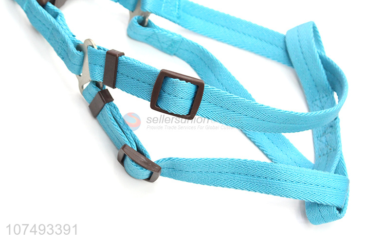 Custom Pet Chest Back Strap Traction Rope Dog Leashes
