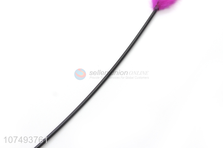 Custom Interactive Feather Cat Teaser Toy Stick Wand