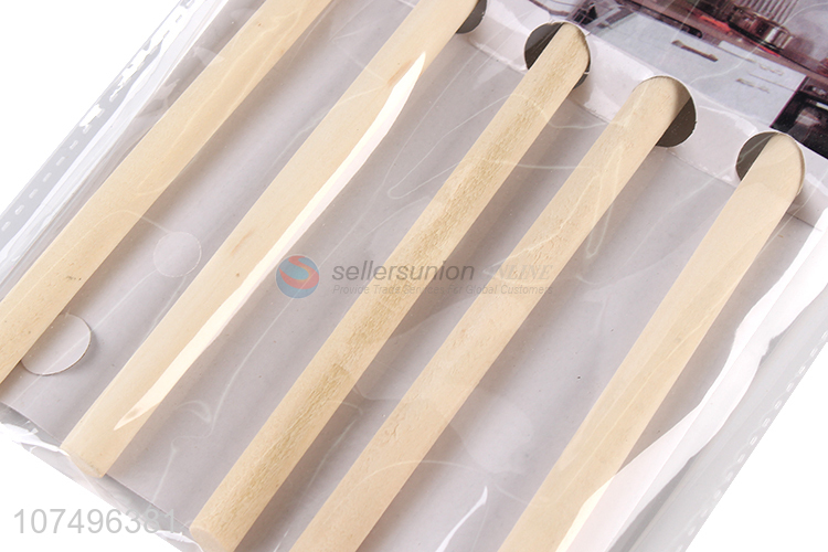 Reasonable price bamboo cooking tool set bamboo spatula set