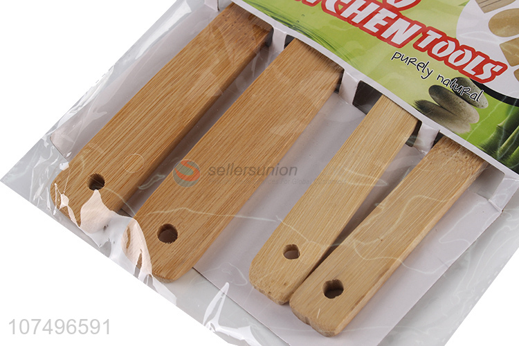 New products bamboo kitchen utensil set bamboo fork set