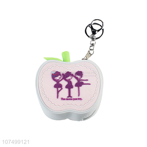 Newest Apple Shape Silicone Coin Purse Fashion Change Purse