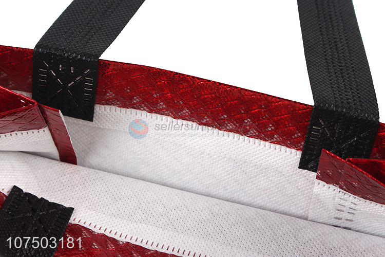 Wholesale portable reusable eco friendly non-woven fabric shopping bags