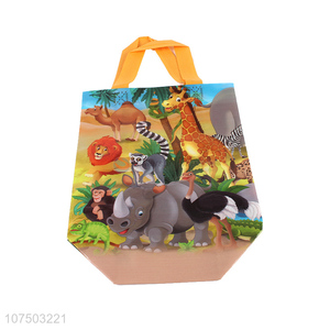 Wholesale Cartoon Animal Pattern Design Reusable Eco Friendly Shopping Non-Woven Bag